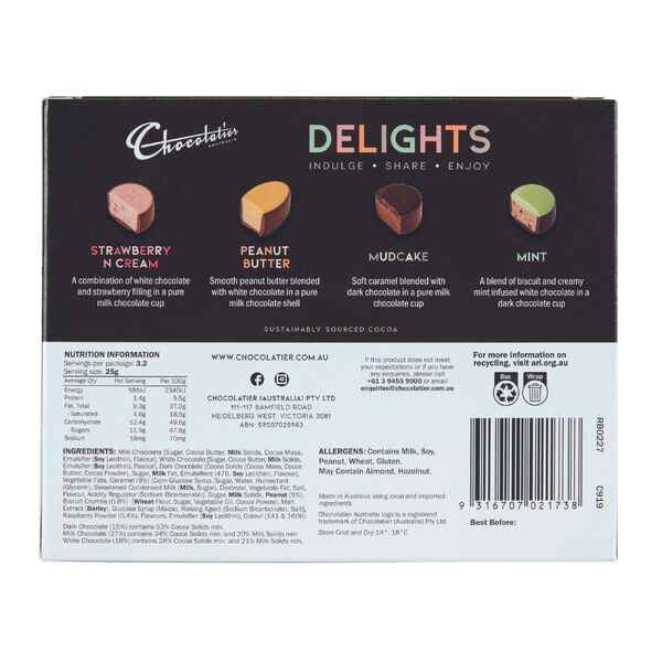 Chocolatier Delights Assortment 80g