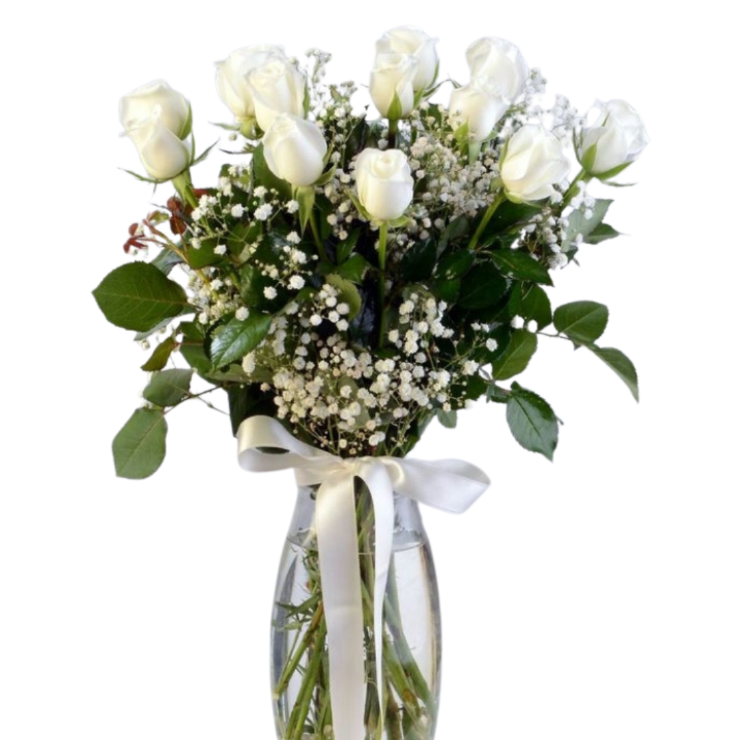 White Roses Flower Delivery